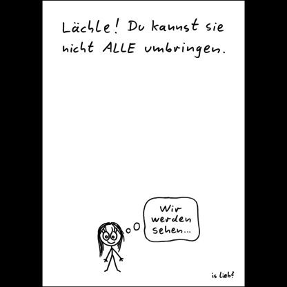 islieb Lächle-Poster