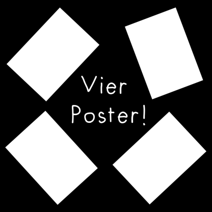 Vier Poster